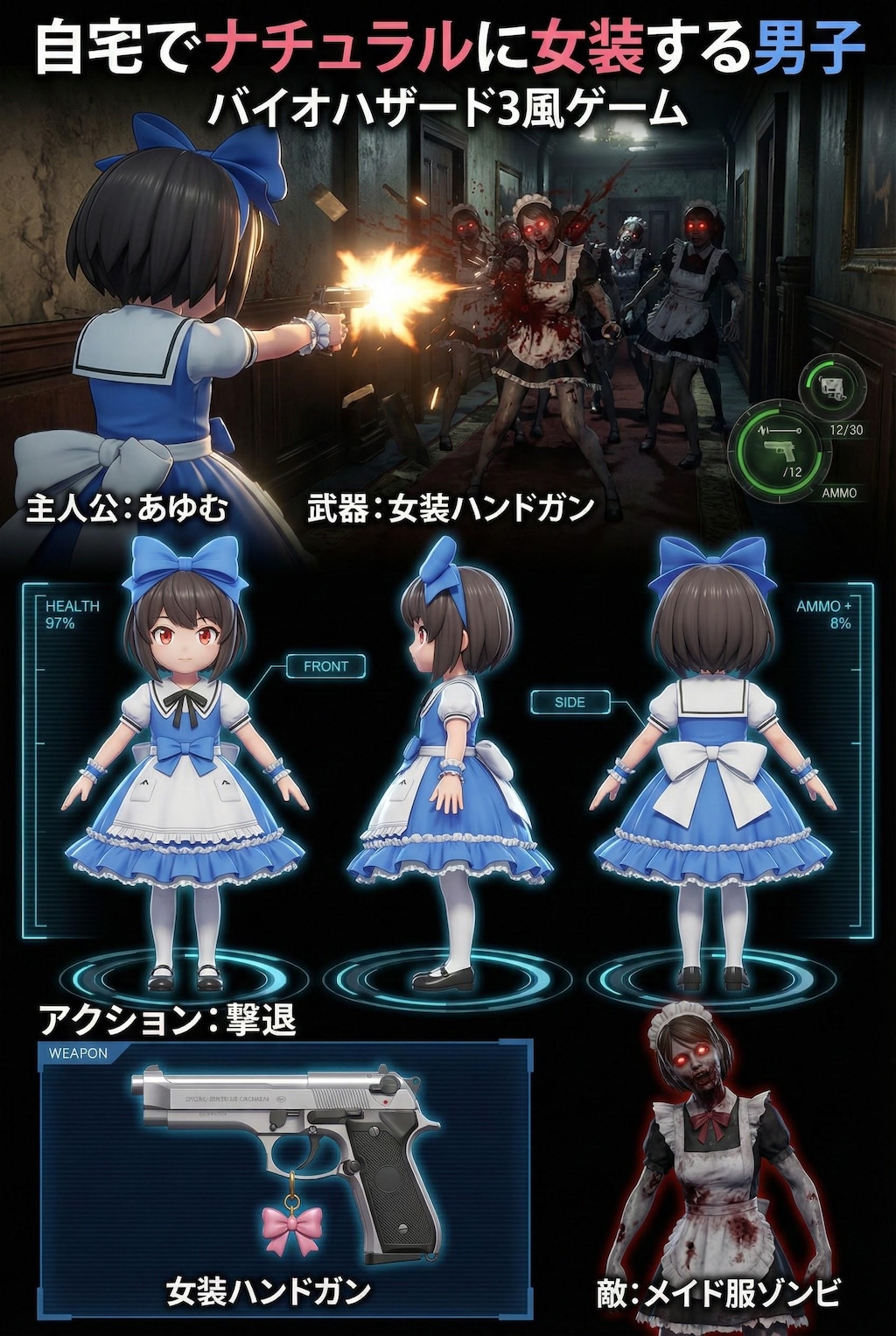 ゲーム雑誌13　自宅でナチュラルに女装する男子