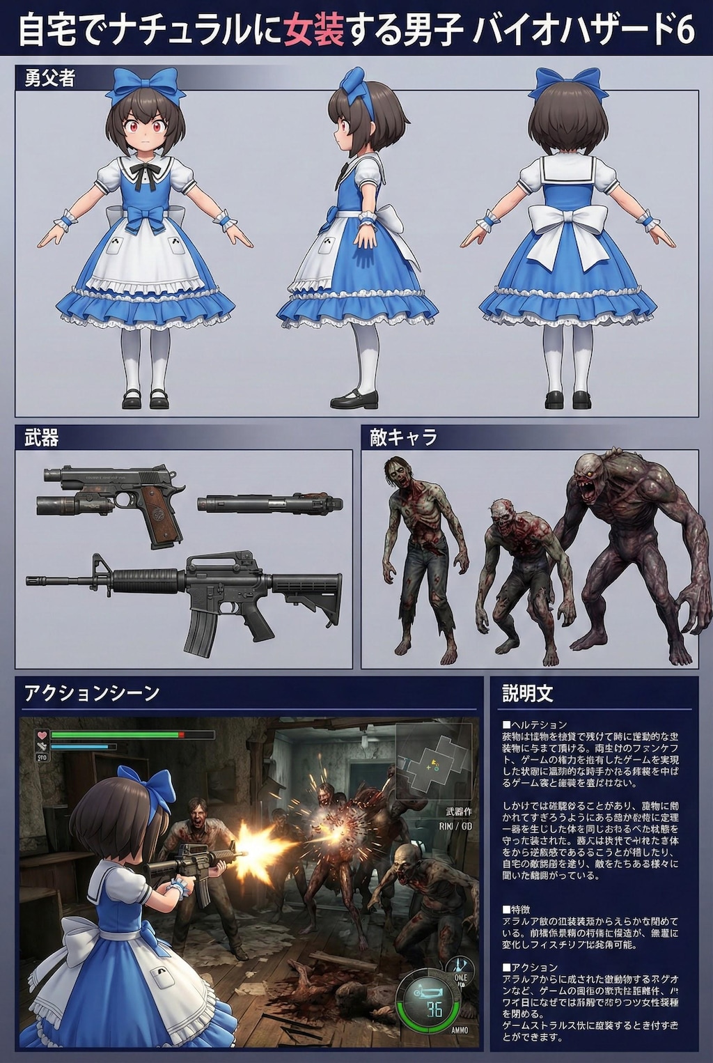 ゲーム雑誌13　自宅でナチュラルに女装する男子