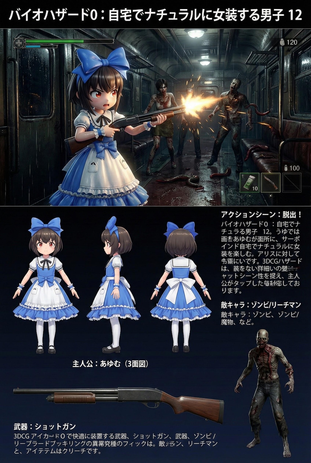 ゲーム雑誌13　自宅でナチュラルに女装する男子