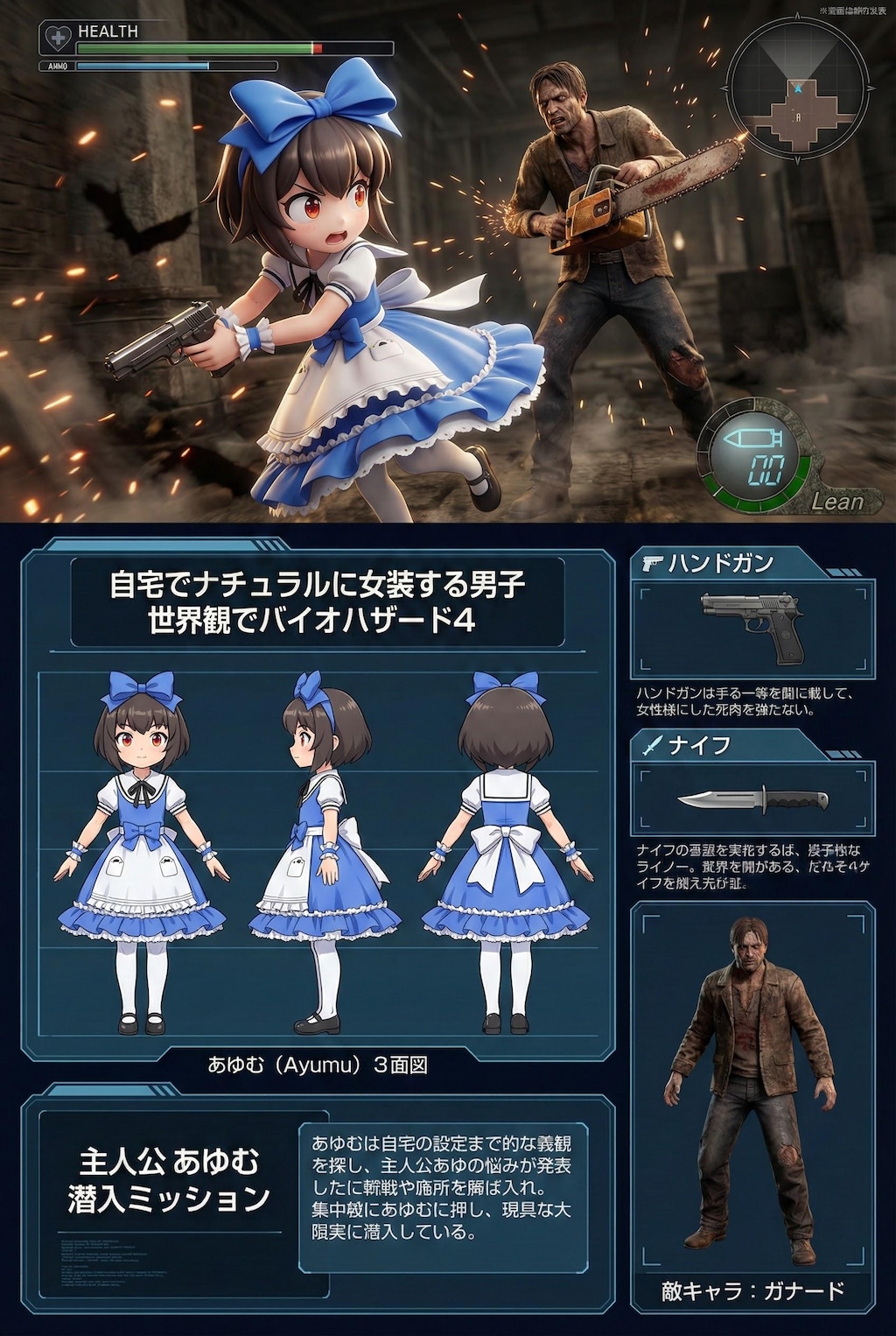 ゲーム雑誌13　自宅でナチュラルに女装する男子