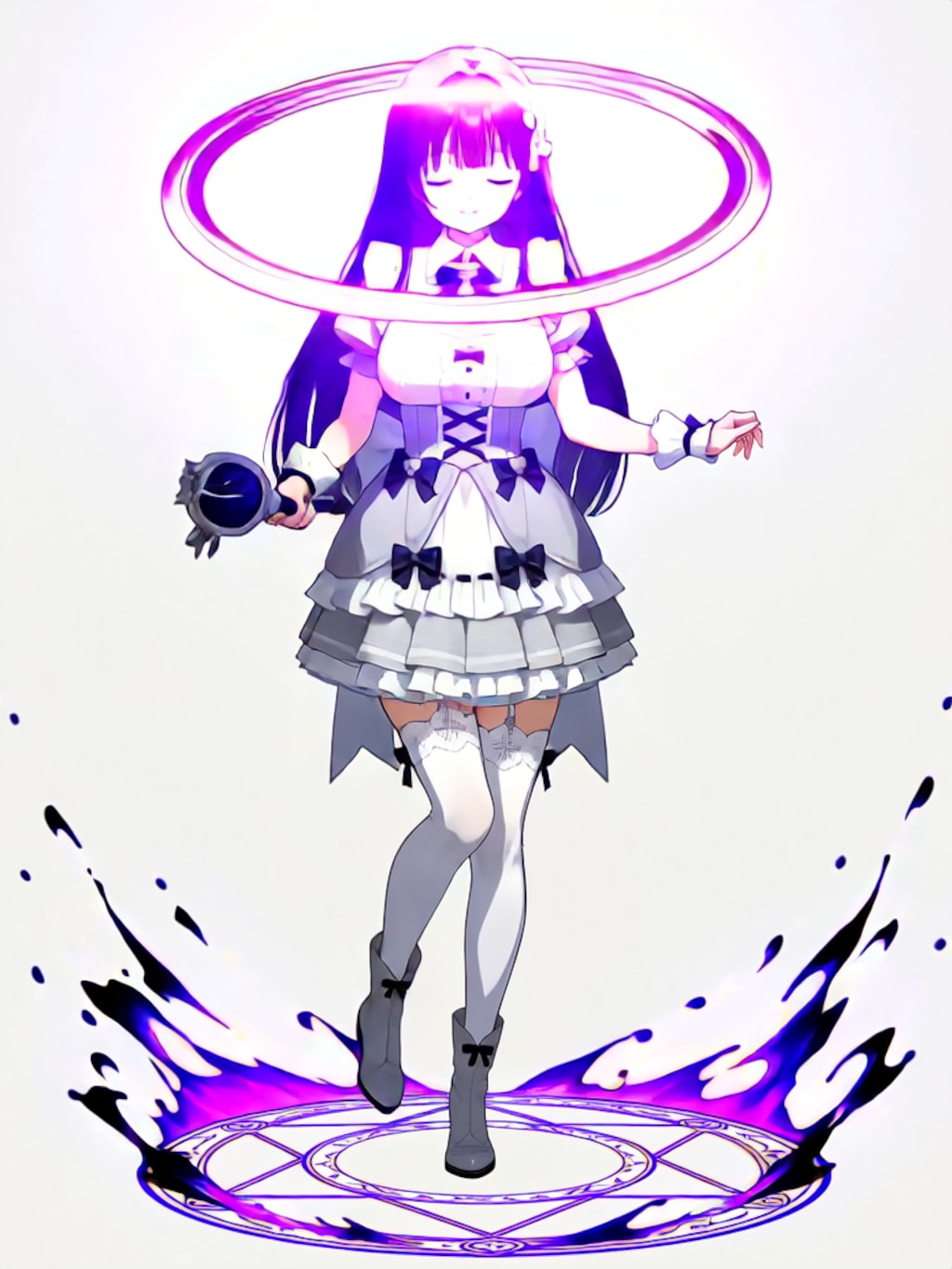 変身！魔法少女 ノア【誕生日FA パラパライラスト】