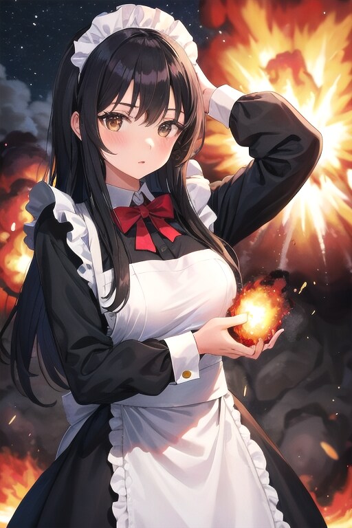 さくらちゃん爆発 | の人気AIイラスト・グラビア