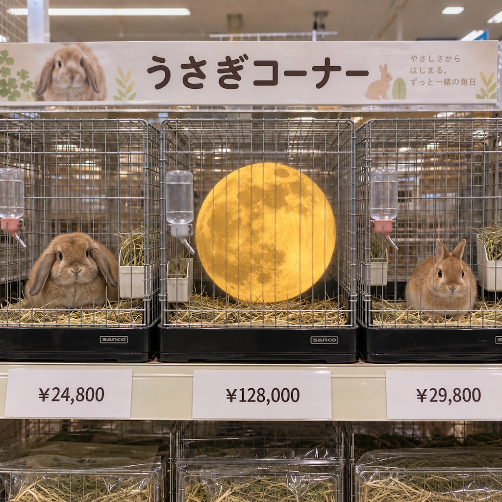 さては月のウサギだな？