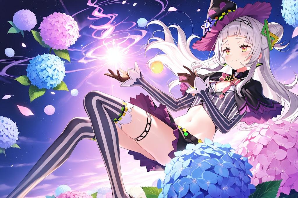 花の魔法(モード紫陽花)
