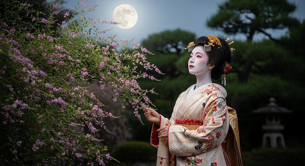 【獄門島】一つ家に 遊女も寝たり 萩と月　(松尾芭蕉)