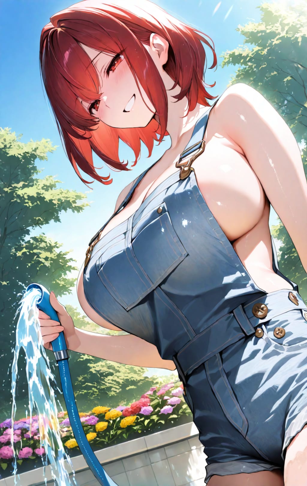 水撒き娘