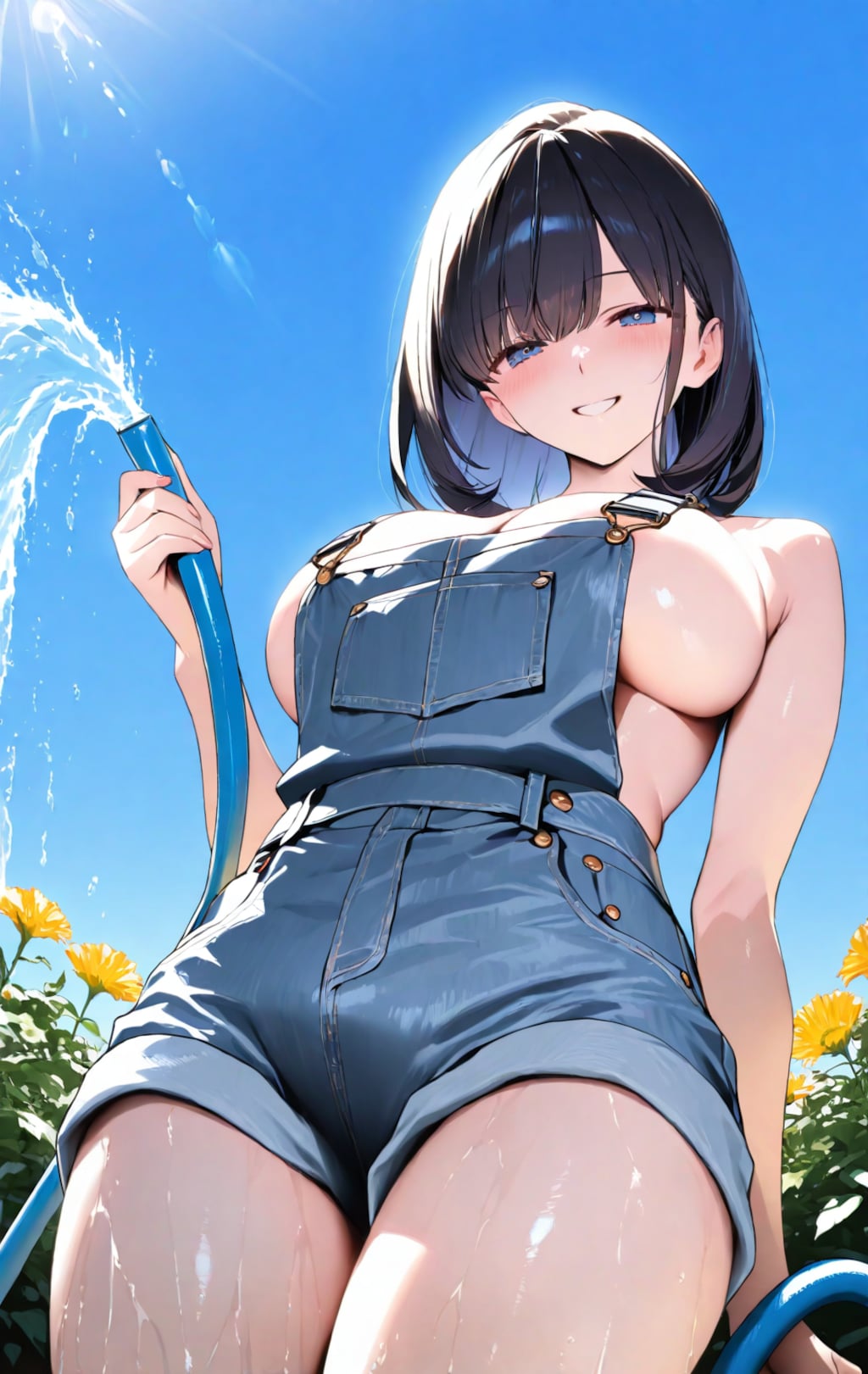 水撒き娘