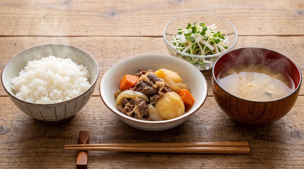 摩訶不思議食堂のかいわれ大根膳