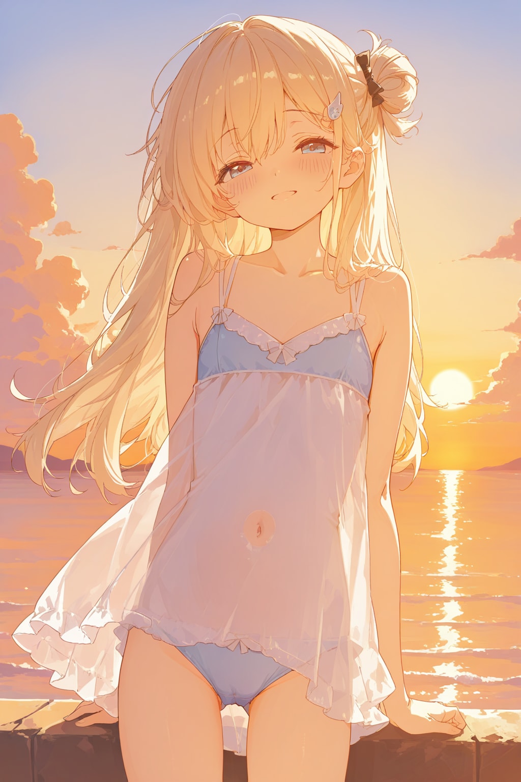 夕日