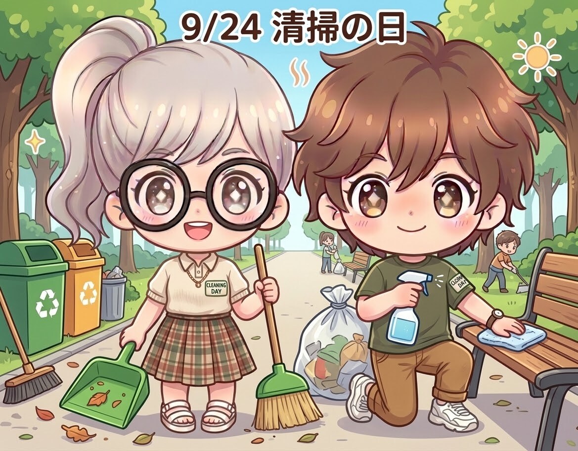 今日は「清掃の日」 | の人気AIイラスト・グラビア
