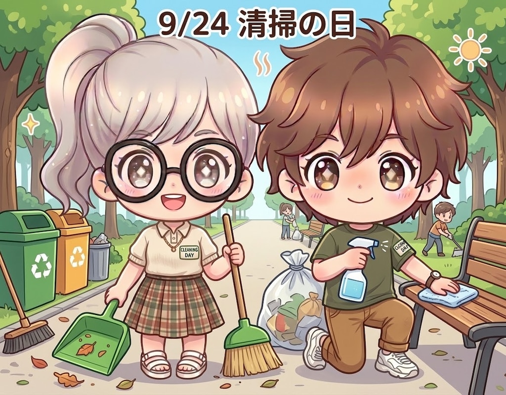 今日は「清掃の日」