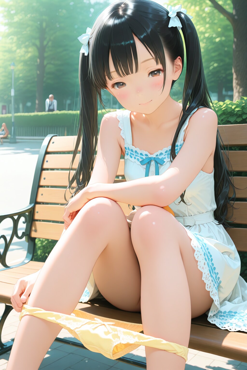 公園のベンチ