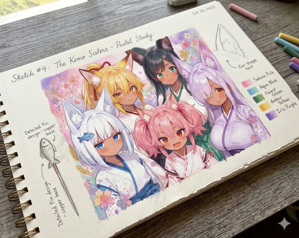 パステル画