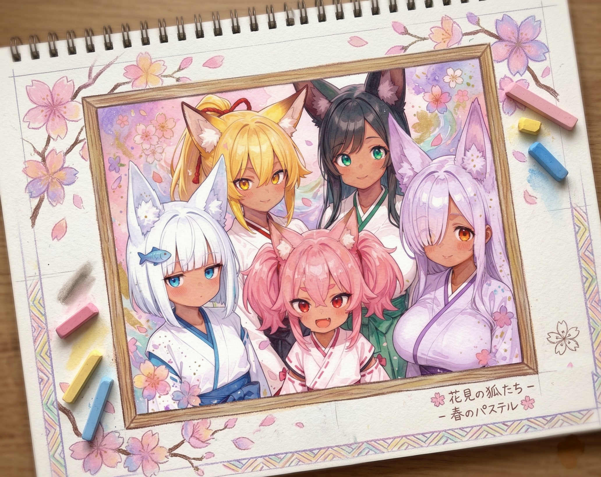 パステル画 | の人気AIイラスト・グラビア