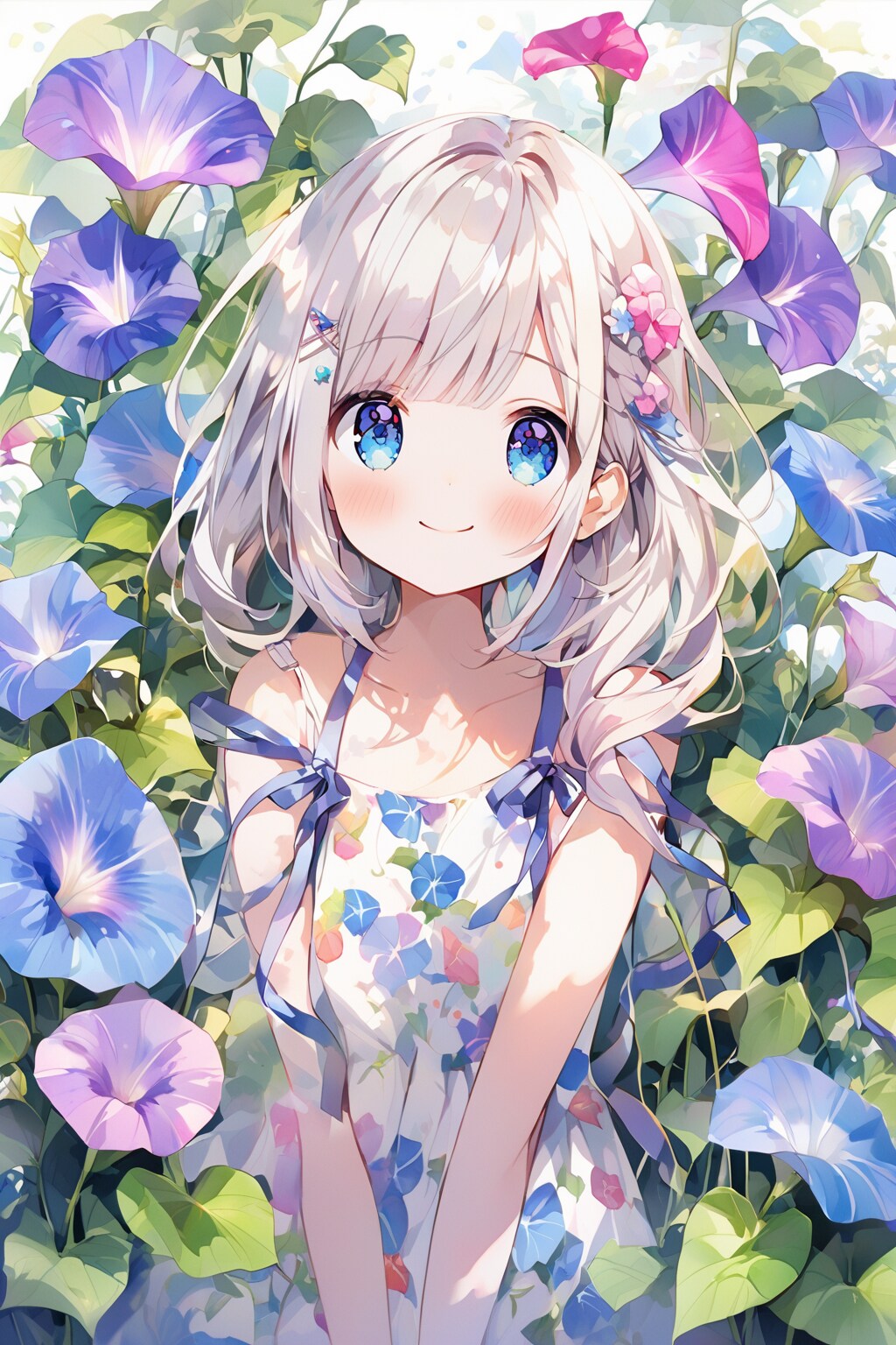 朝顔 | の人気AIイラスト・グラビア