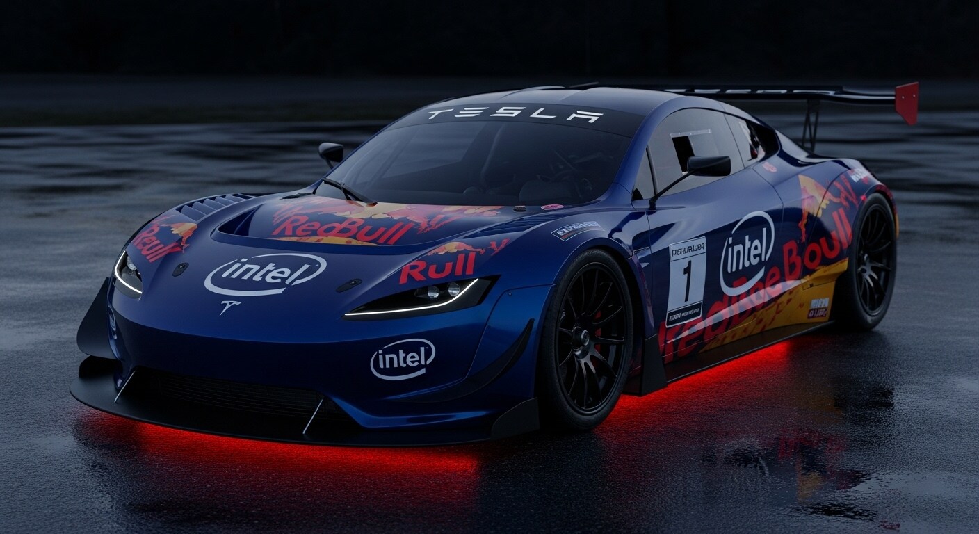 Intelテスラレーシングカー | の人気AIイラスト・グラビア
