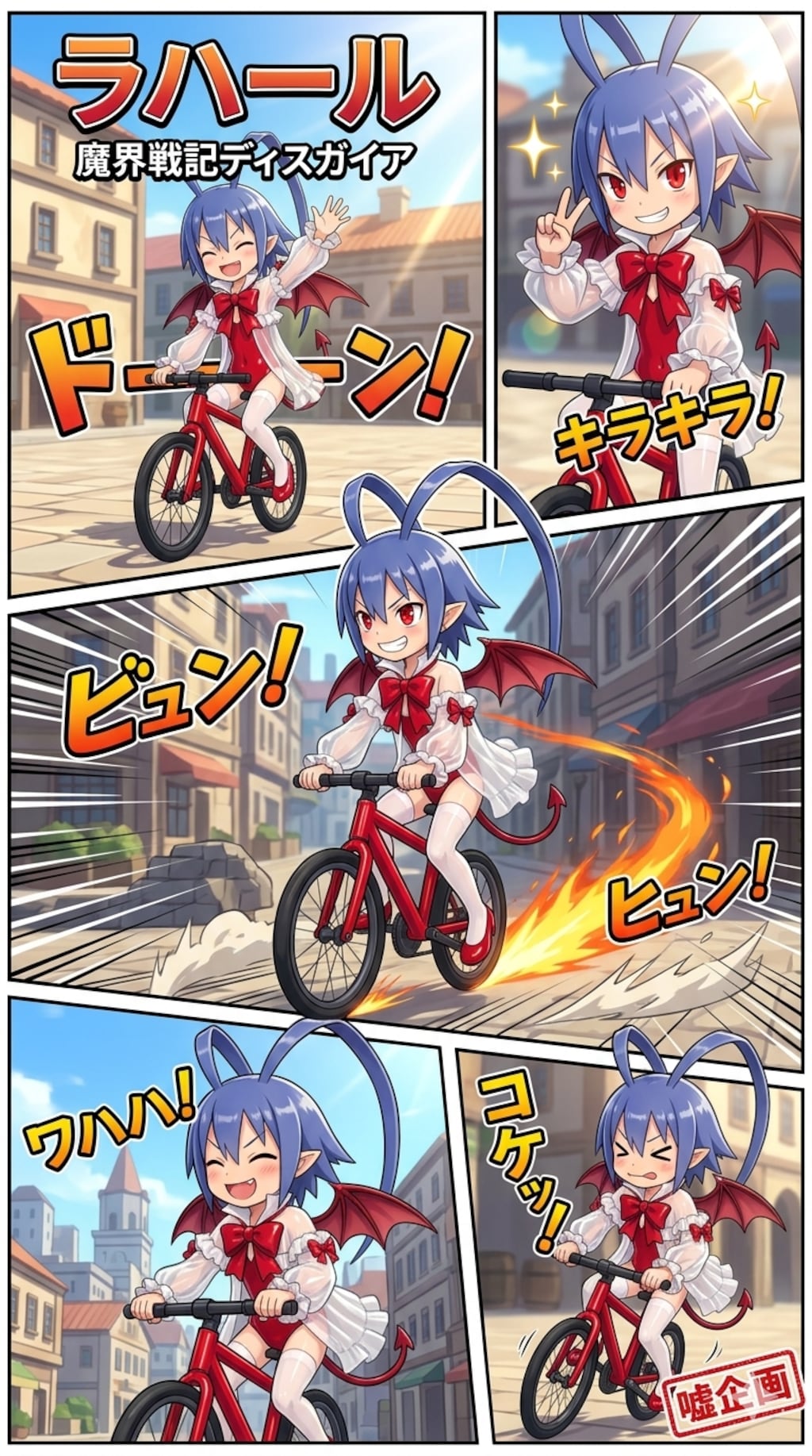 魔界戦記ディスガイア　ラハール　自転車