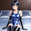 紺旧型スクール水着長手袋サイハイソックス 6枚目