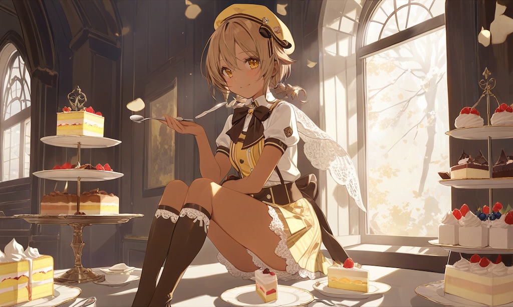 モンブラン娘ちゃん💕（横構図）