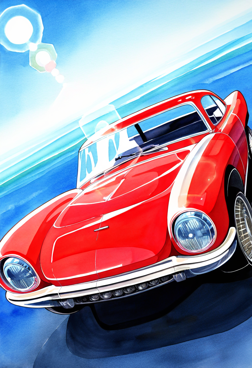 レトロっぽい車