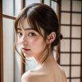 肩出し着物美女 6枚目