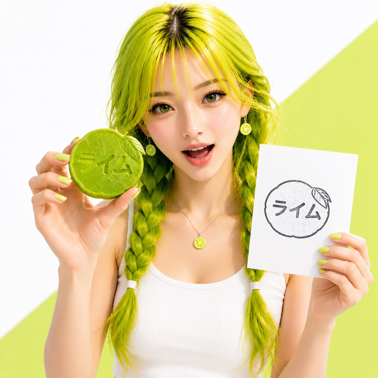 ライム型印鑑🍋‍🟩