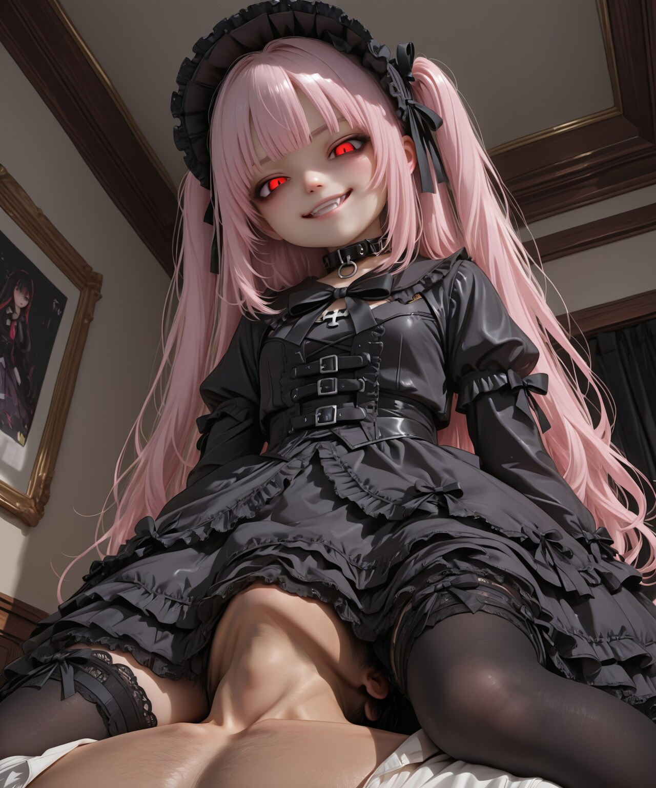 顔に座る