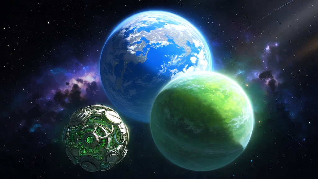 生体ユニットを運営保管する為にDGがスキマ能力を使い宇宙を作りだした次元の様子