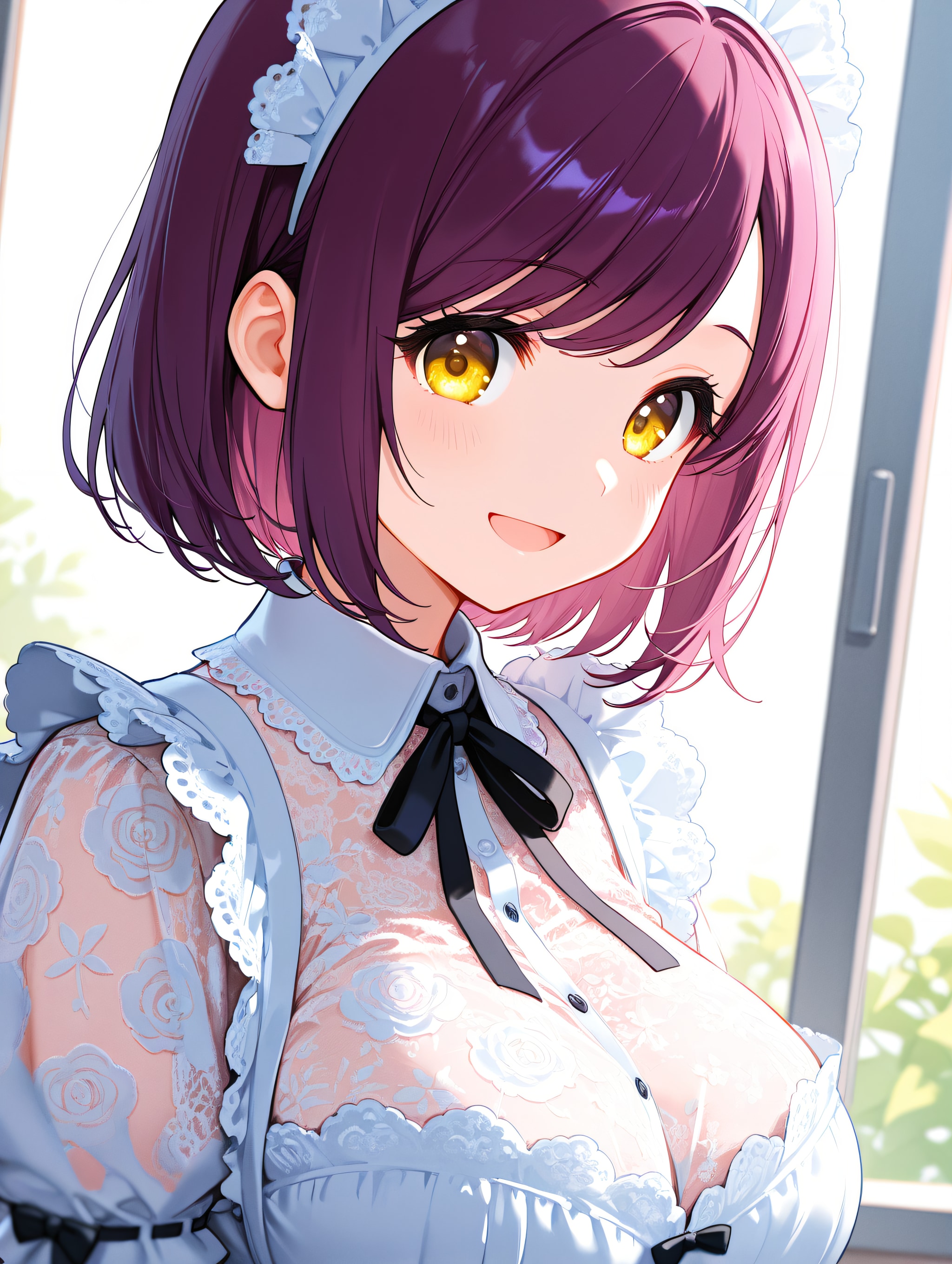 こんにちは（挨拶メイドの芽衣ちゃん）