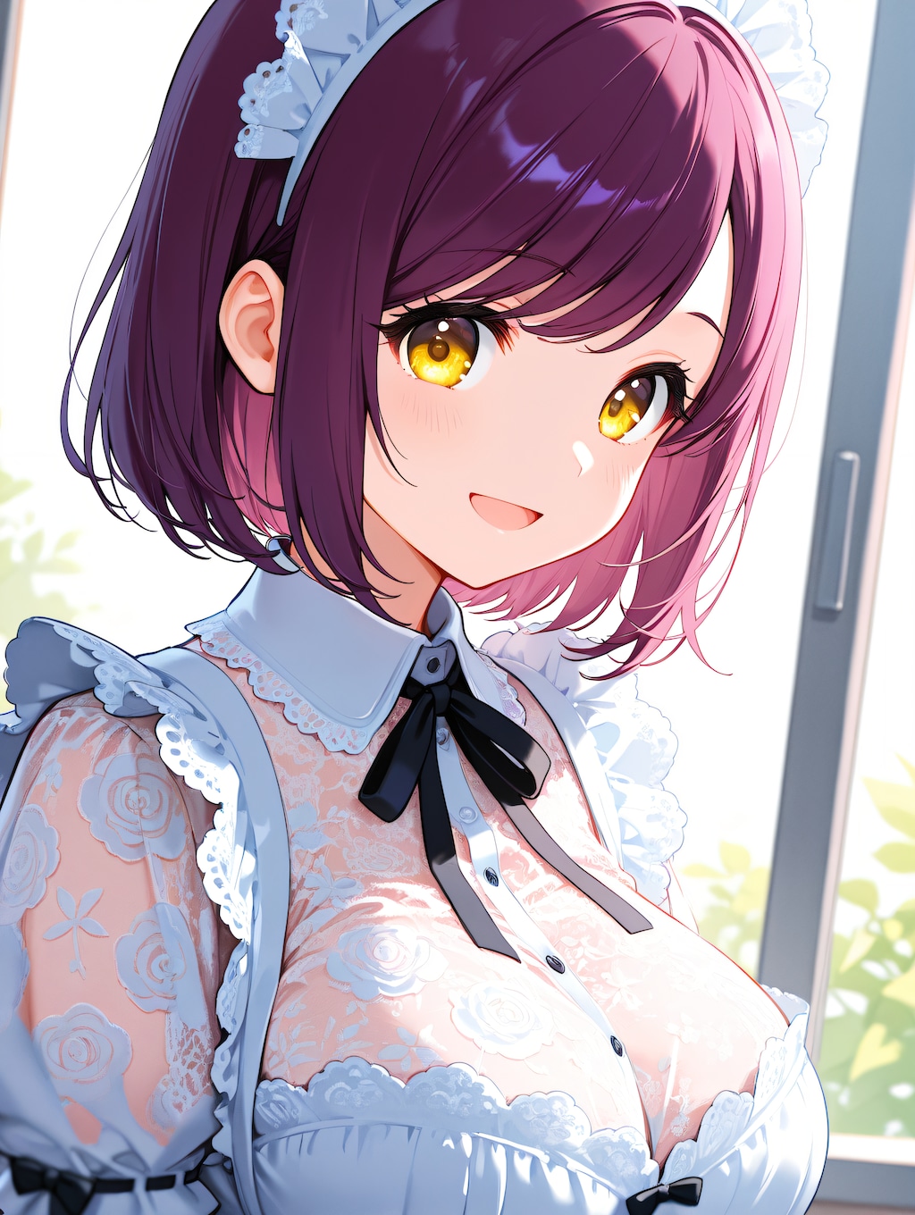 こんにちは（挨拶メイドの芽衣ちゃん）