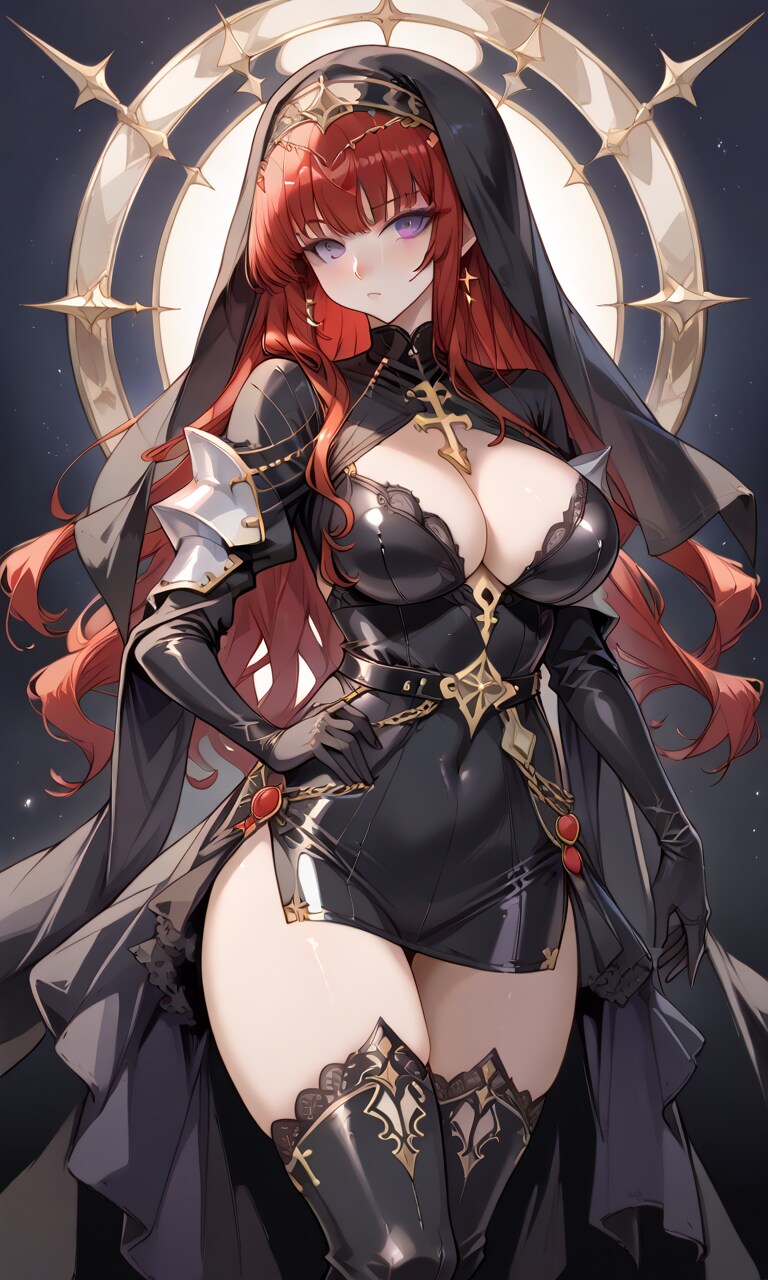 ボディスーツ風修道女