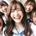 ただひたすらにJKの集合写真 2枚目