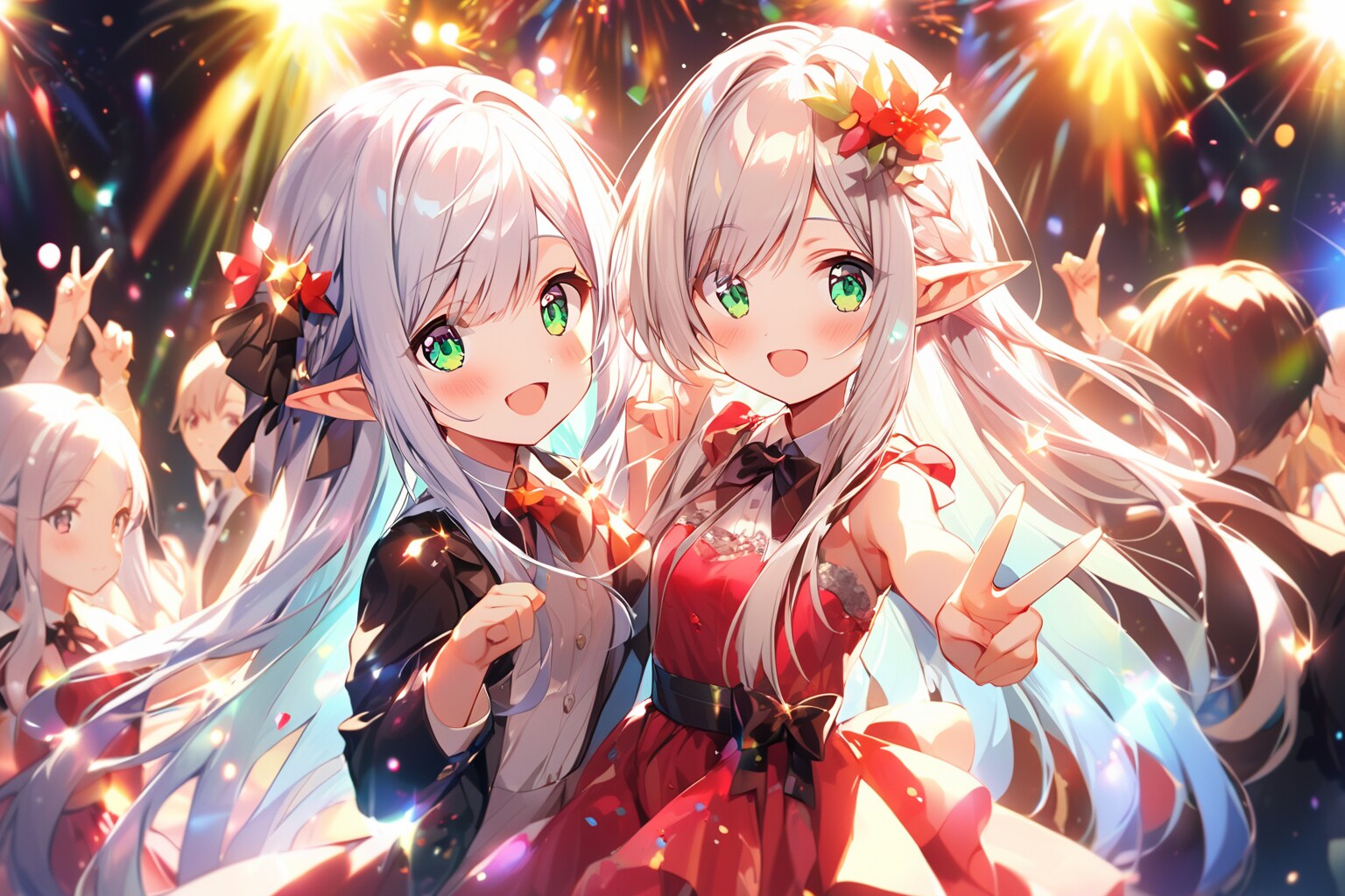 ２周年おめでとう ４ | の人気AIイラスト・グラビア