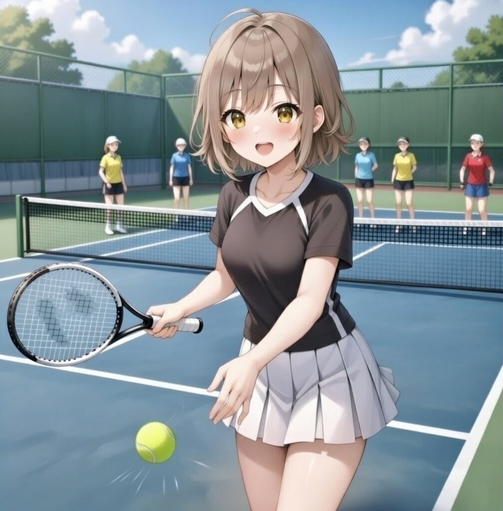 「今日はユニフォーム変えてみました♪似合ってる？」