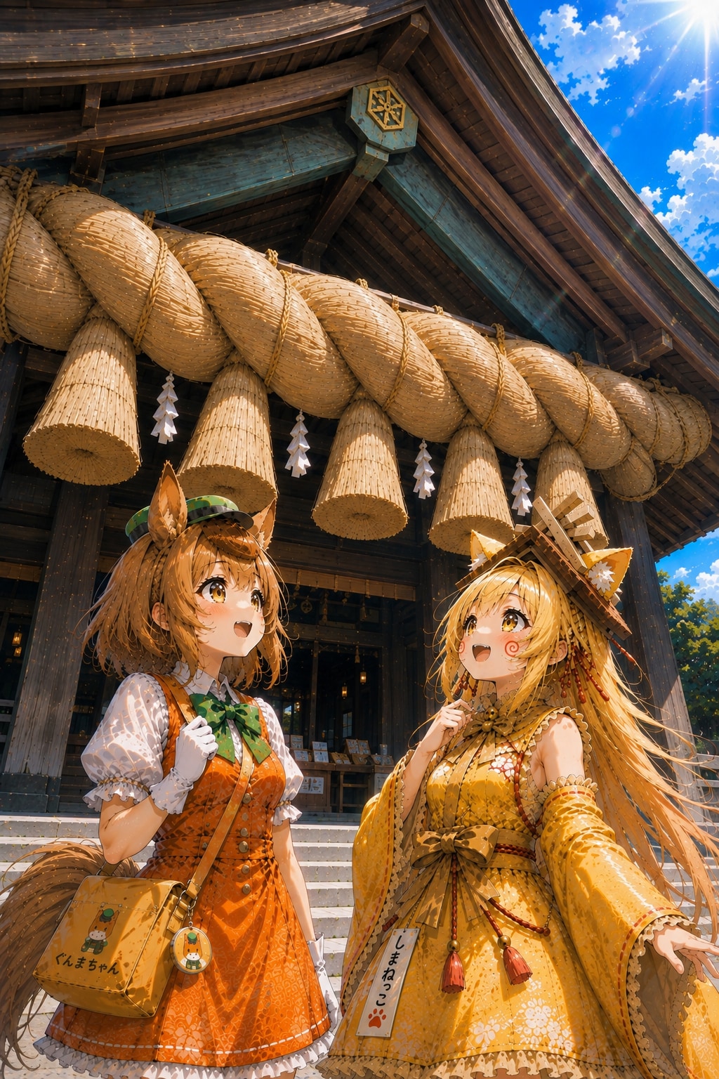 出雲でご縁を結ぶにゃ！ | の人気AIイラスト・グラビア