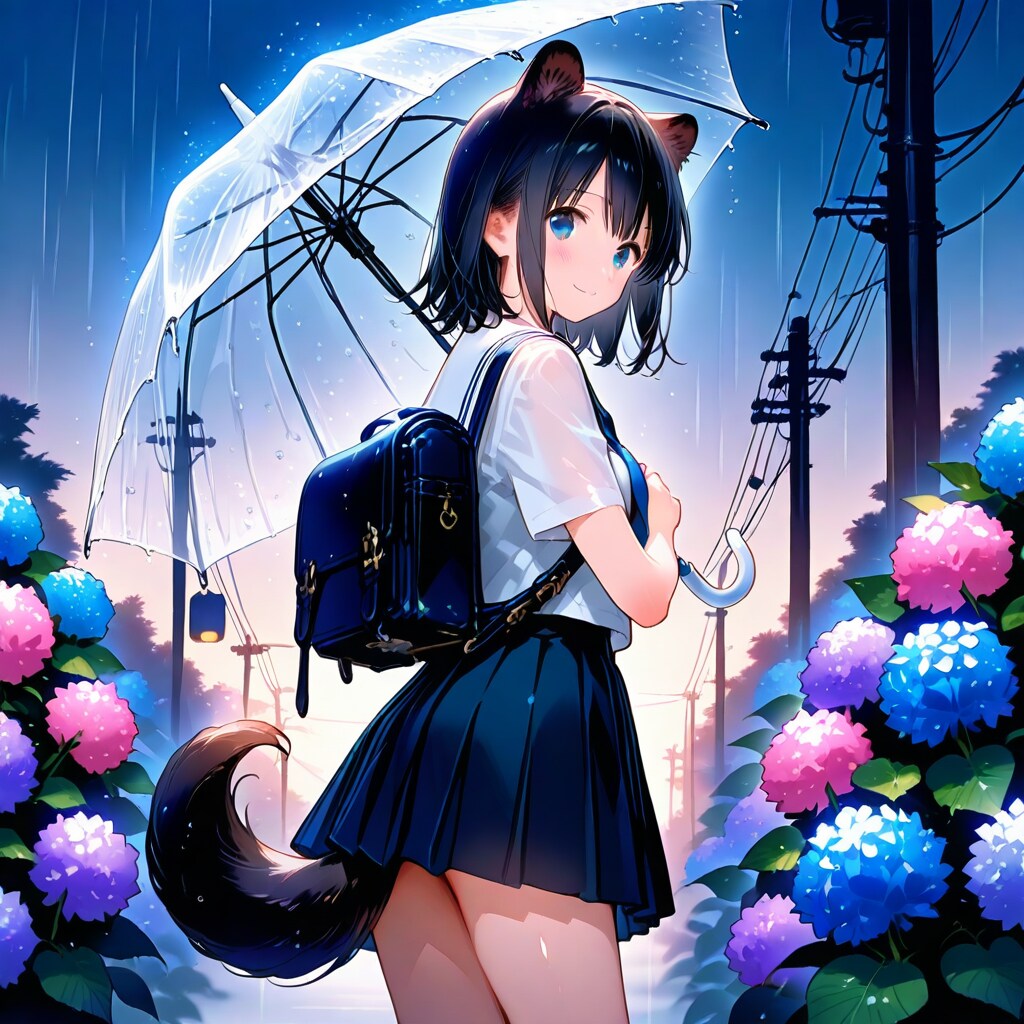 雨の日も君と一緒なら楽しいね