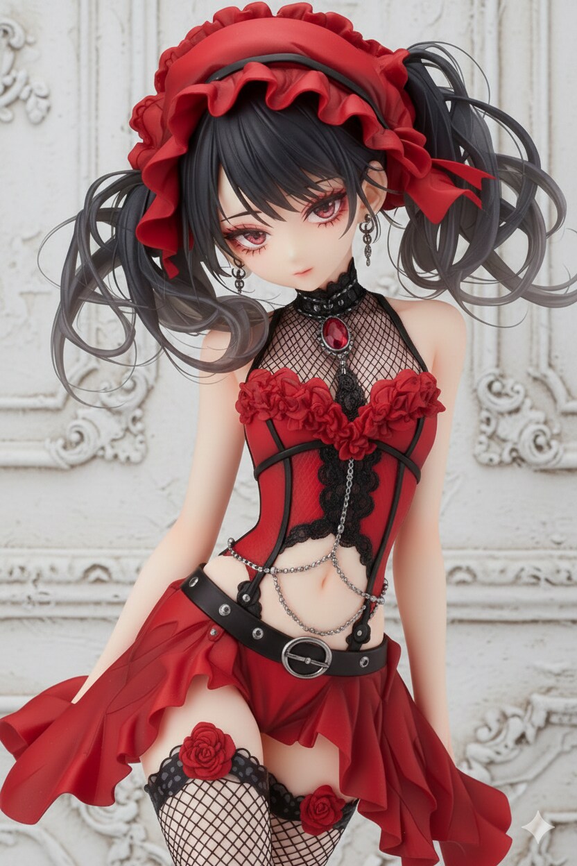 赤い誤シック ツインテちゃん　ツインテの日くじB賞フィギア