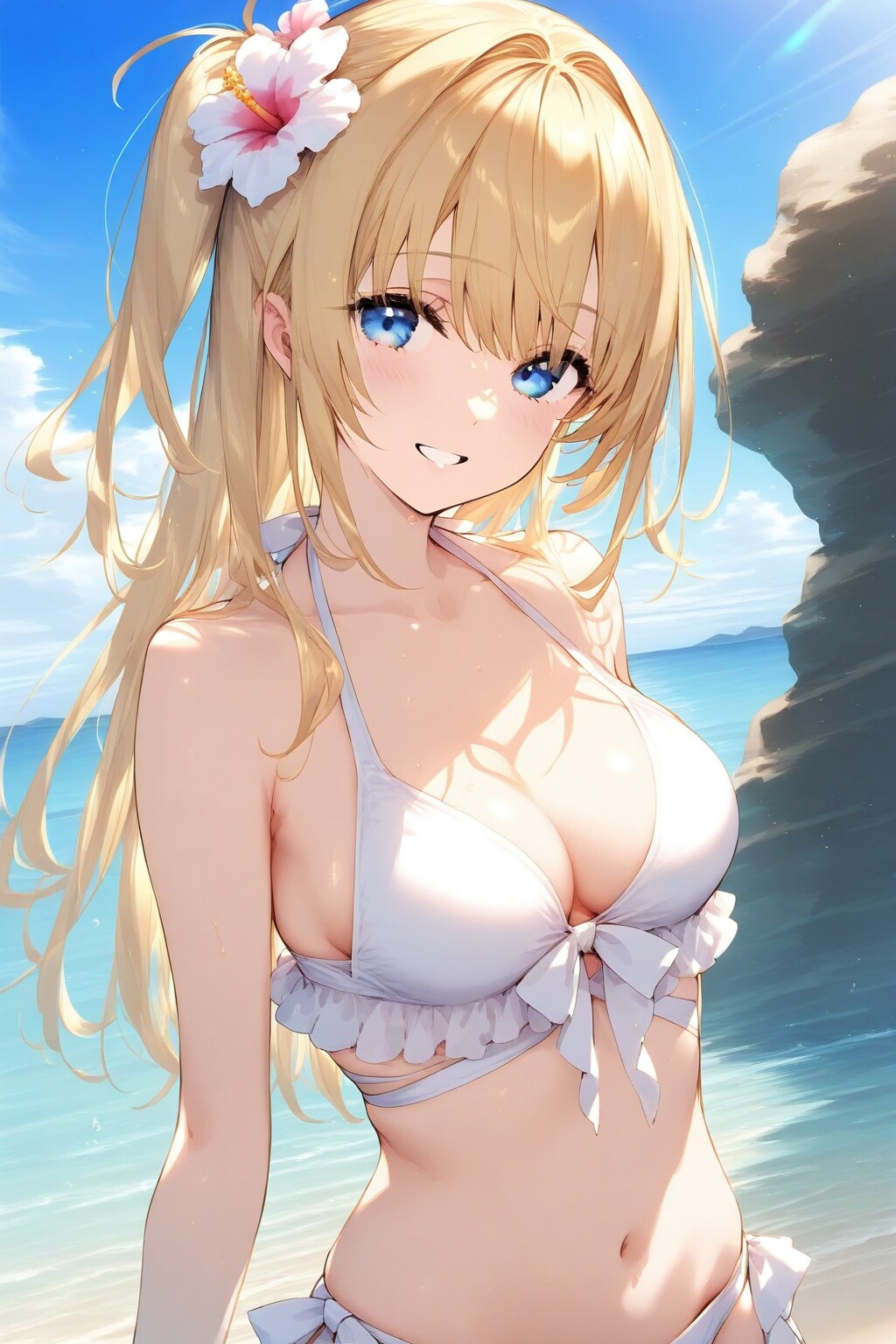 お待たせ〜早く泳ぎに行こう💗