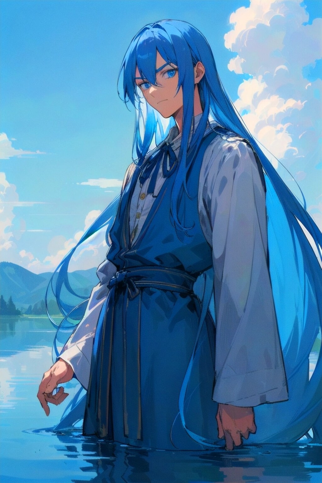 青サギの神様（君生きバード擬人化妄想）・その6（8枚）