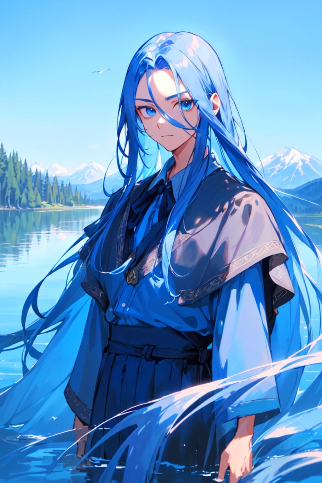 青サギの神様（君生きバード擬人化妄想）・その6（8枚）