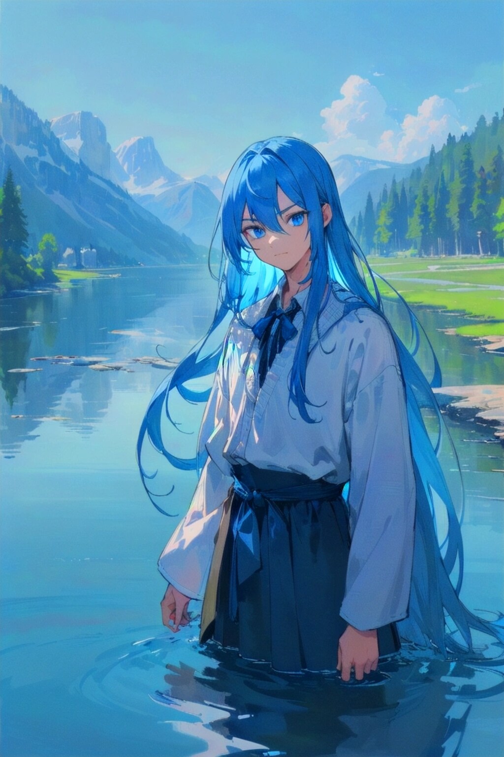 青サギの神様（君生きバード擬人化妄想）・その6（8枚）