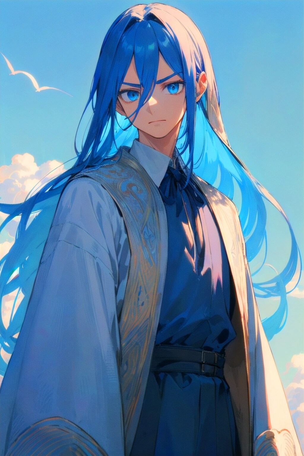 青サギの神様（君生きバード擬人化妄想）・その6（8枚）