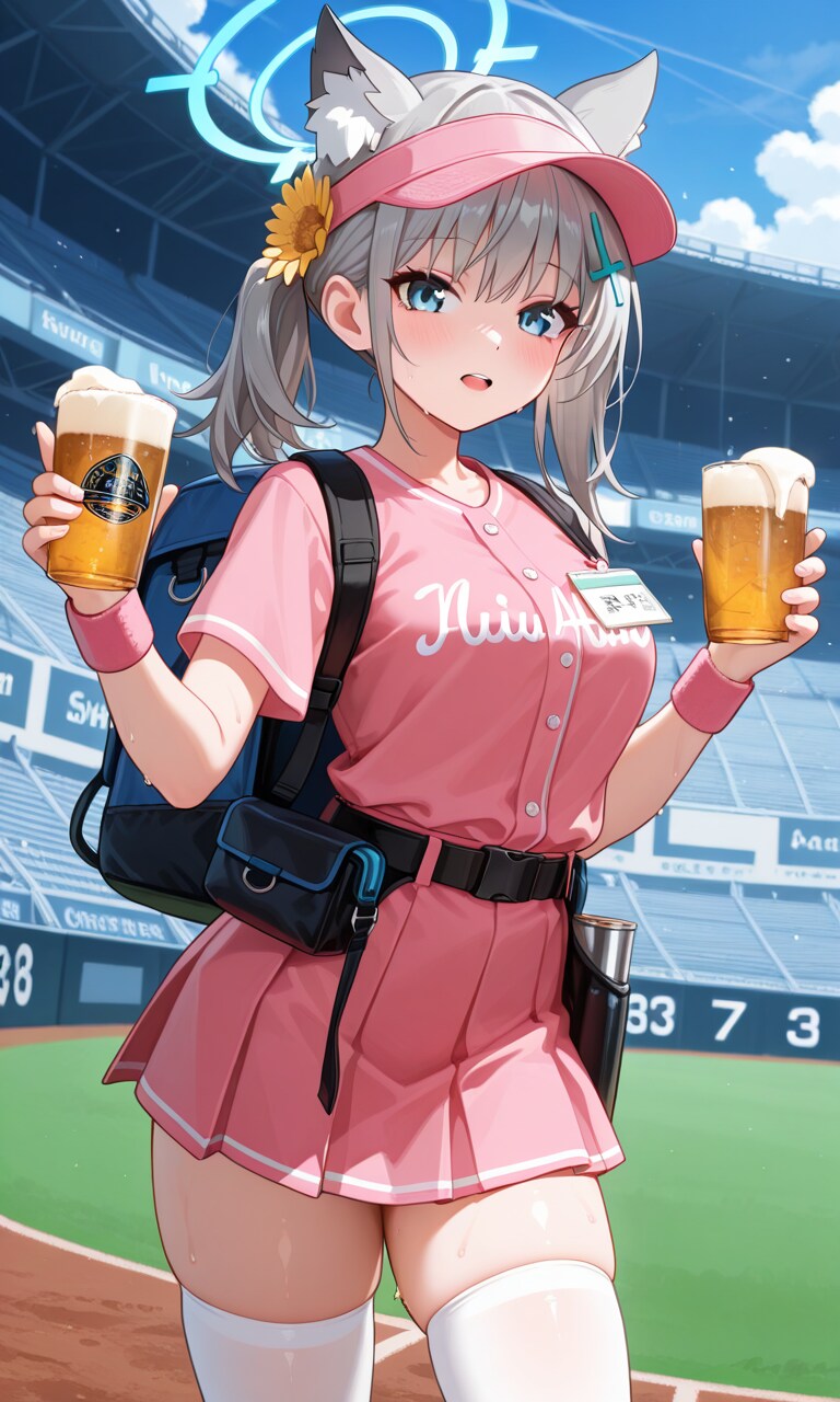 ビールの売り子なシロコ