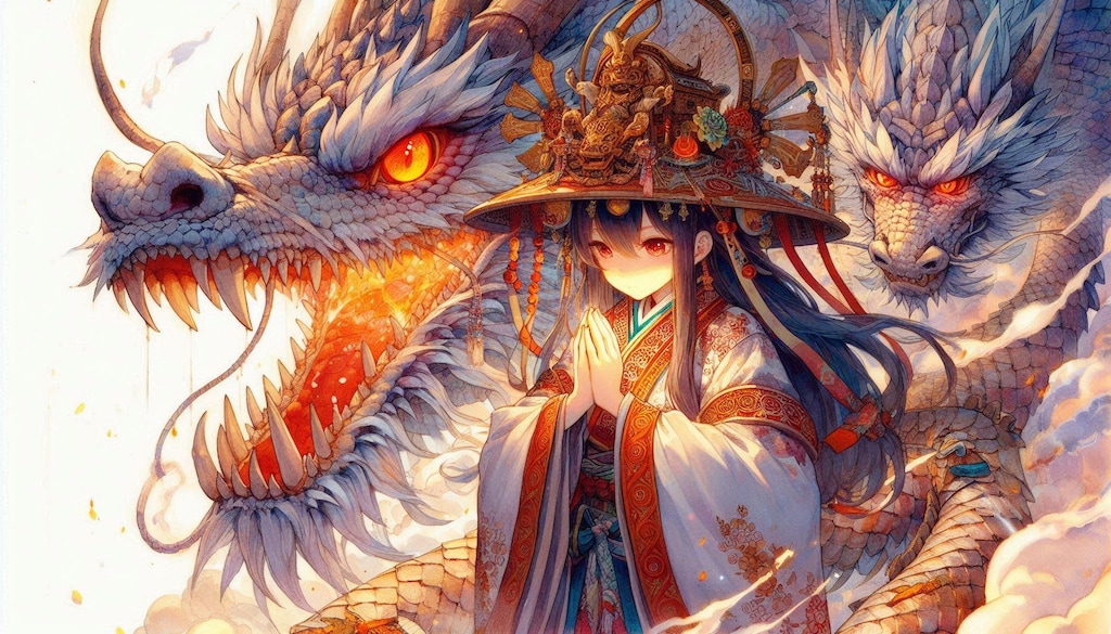 龍と巫女！