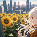 都会のひまわり 2枚目