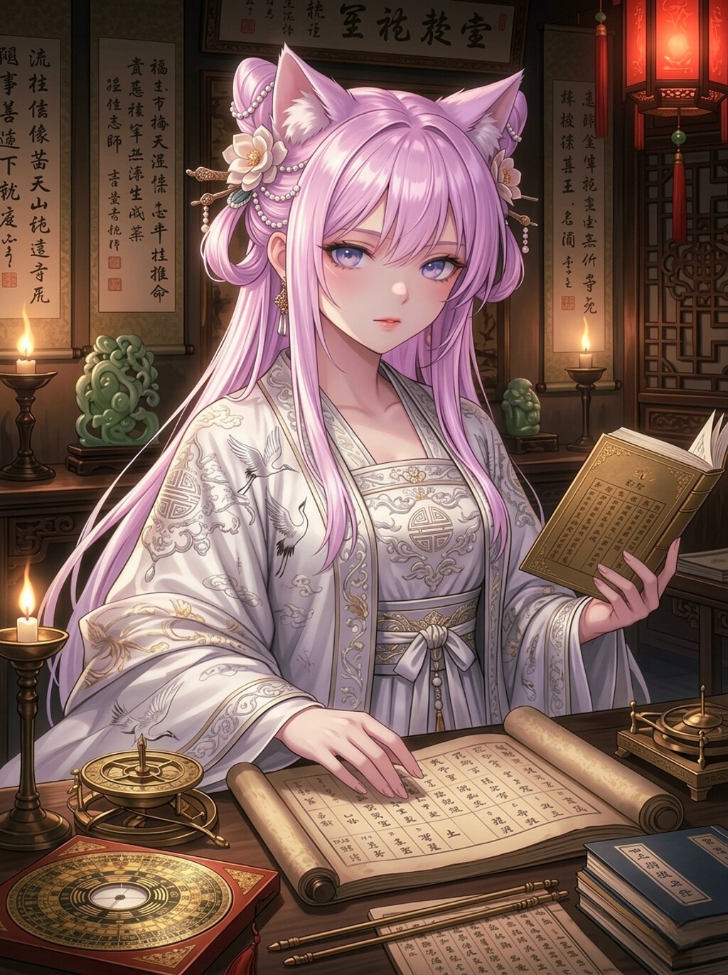 薄紫色