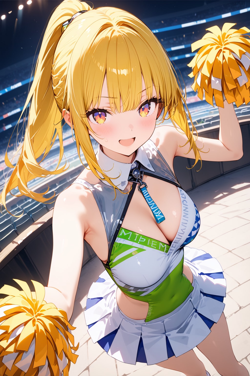 フレフレ少女（HALO）ちちぷいのみんな応援します♪