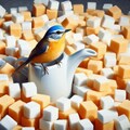 Bird in sugar cubes 2枚目