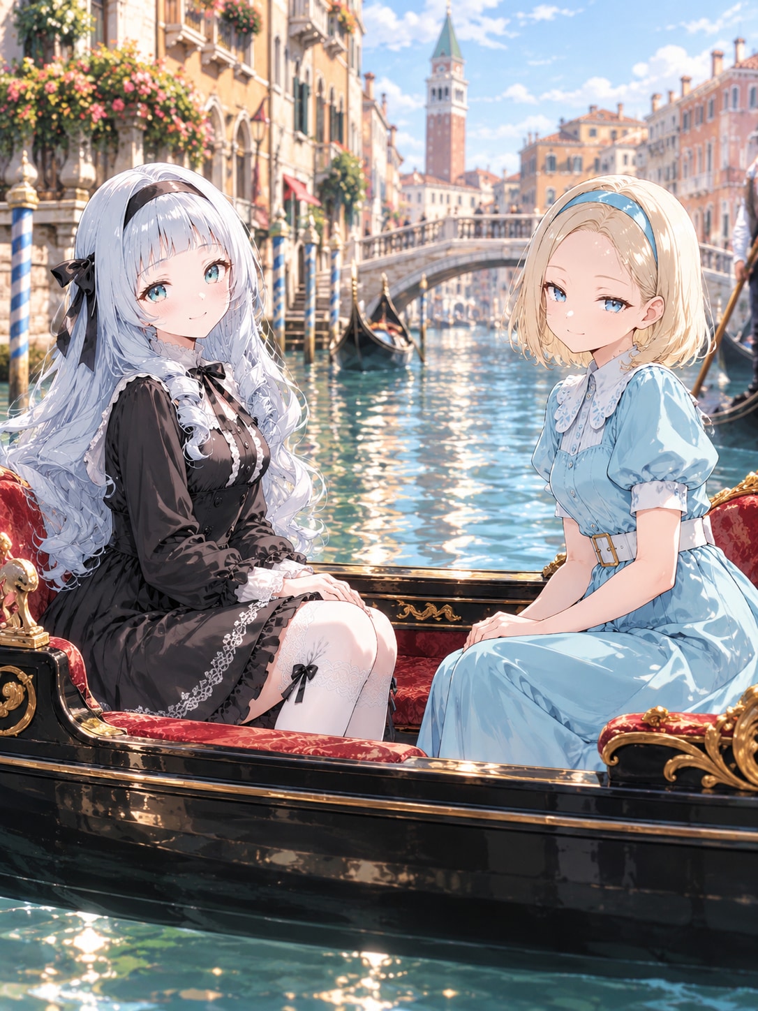 エディリーアちゃんとゴンドラの旅 | の人気AIイラスト・グラビア