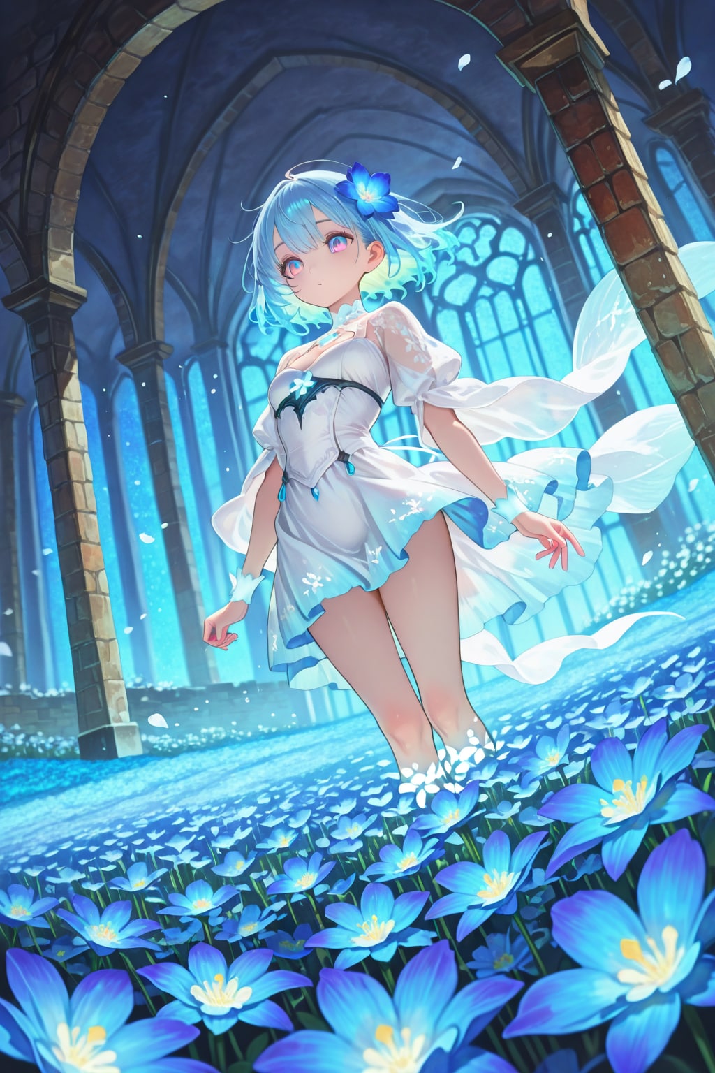 青。 | の人気AIイラスト・グラビア